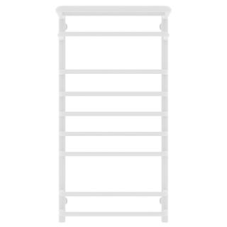 Полотенцесушитель водяной Laris Стандарт 73208013БМ с полкой П9 50x100см белый матовый